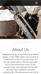 Mobile Screenshot of gidgetsbarbershop.com